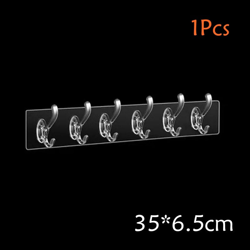 Lisslune | Transparent Invisible Adhesive Simple Wall Hangers