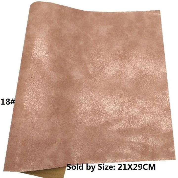 Lisslune | Shiny Pink Tiger & Snake Synthetic Leather DIY Craft Kit