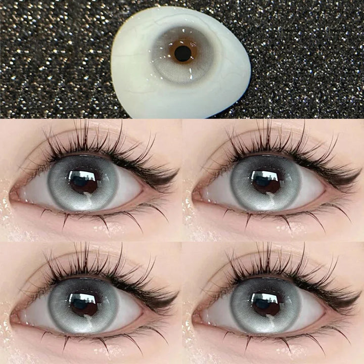 Rynx | 2pcs Colorful Beautiful Contact Lenses Myopia Cosmetics for Eyes Pupil Degree Contact Prescription Halloween Cosplay