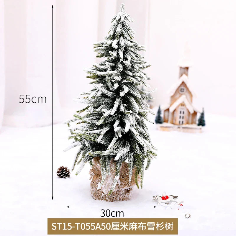 Rynx | Mini PE Christmas tree decoration Pine Topping Table Christmas tree Christmas home Party Wedding decoration New Year's gift