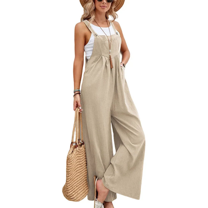 Lisslune | Women's Loose Fit Fashion Overalls Wide Leg Baggy Overalls Jumpsuit Dungarees Summer Jumpsuit Casual Elegant Overalls Summer