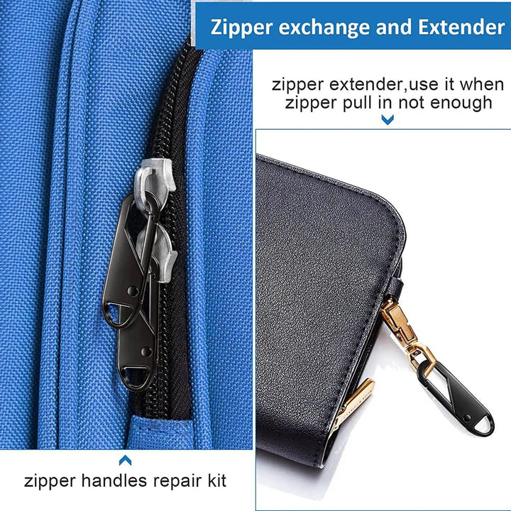 Lisslune | Sustainable Zipper Repair Kit - 5-piece eco-friendly Pull Tab Set