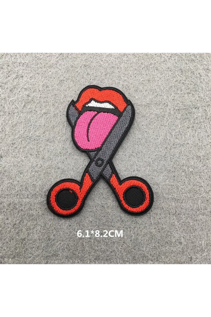Lisslune | Punk embroidered patch set