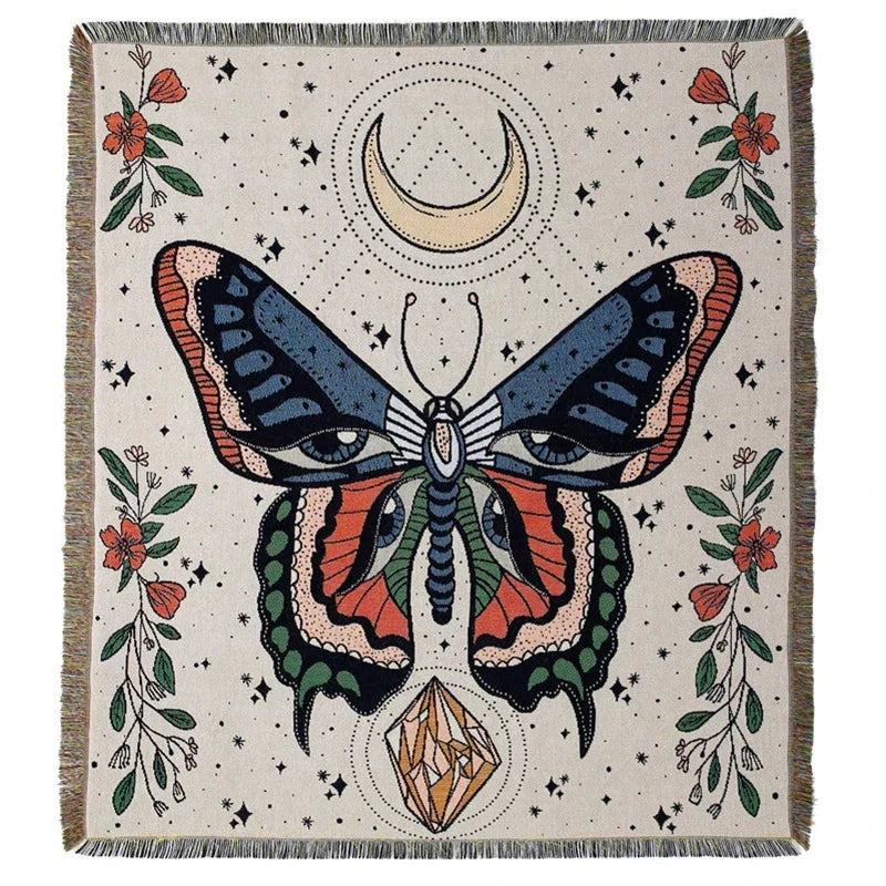 Lisslune | Floral Garden Throw Blanket
