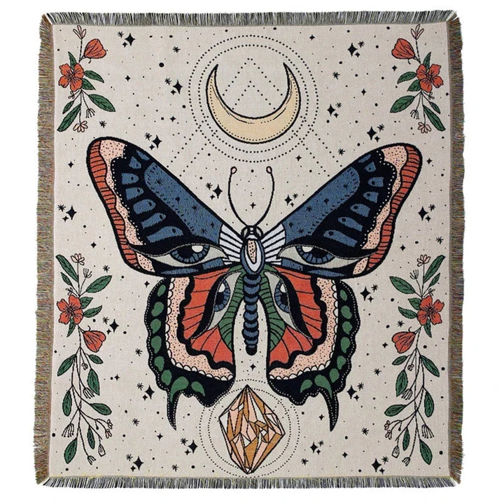 Lisslune | Floral Garden Throw Blanket