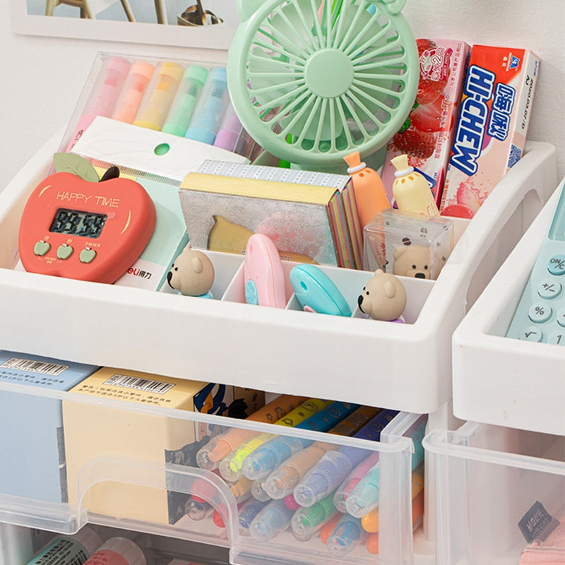Lisslune | Tidy Tower Desk Organizer Storage Box