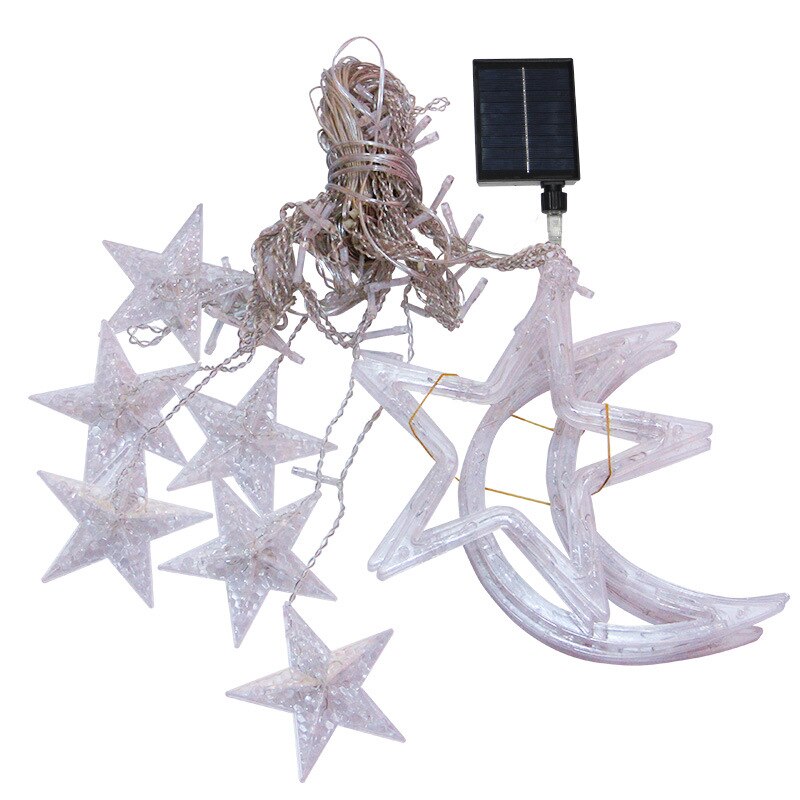 Lisslune | Solar Moon Star Lamp LED String Lights Decoration