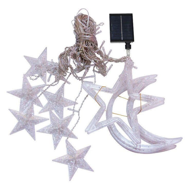 Lisslune | Solar Moon Star Lamp LED String Lights Decoration