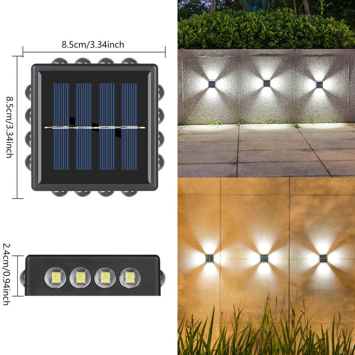 Lisslune | SolarVibe – Sustainable Solar Wall Light for Modern Outdoors