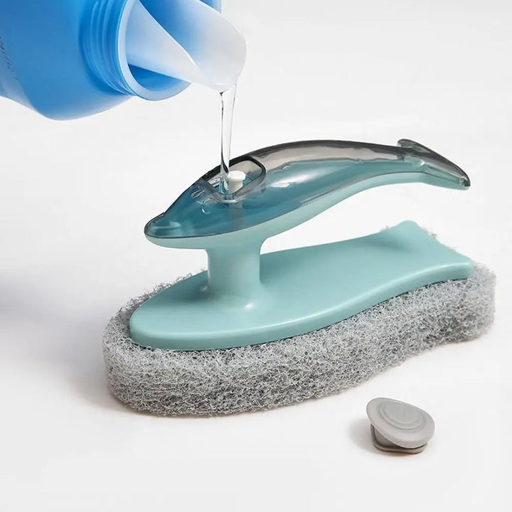 Lisslune | Soap Dispenser Dolphin-Shaped Kitchen Brush