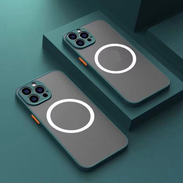 Lisslune | Mattes magnetic iPhone protective case for MagSafe inductive charger
