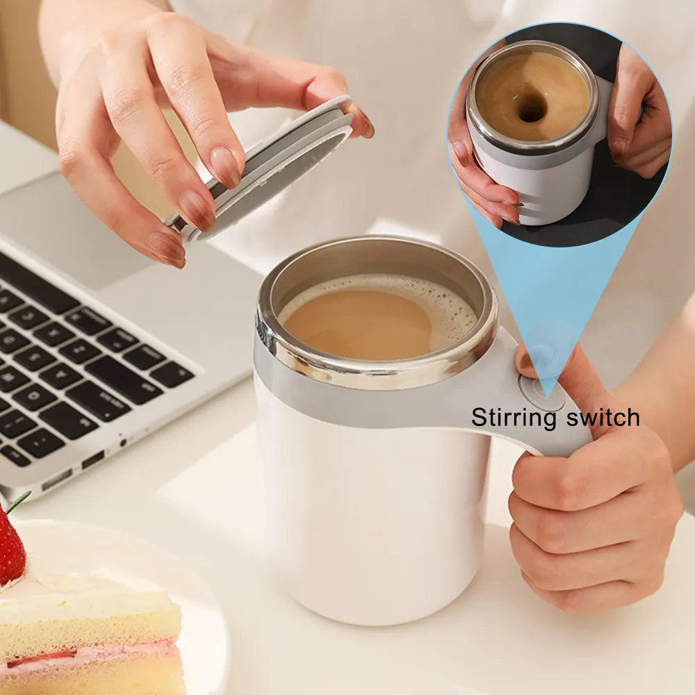 Lisslune | Rechargeable self-stirring mug