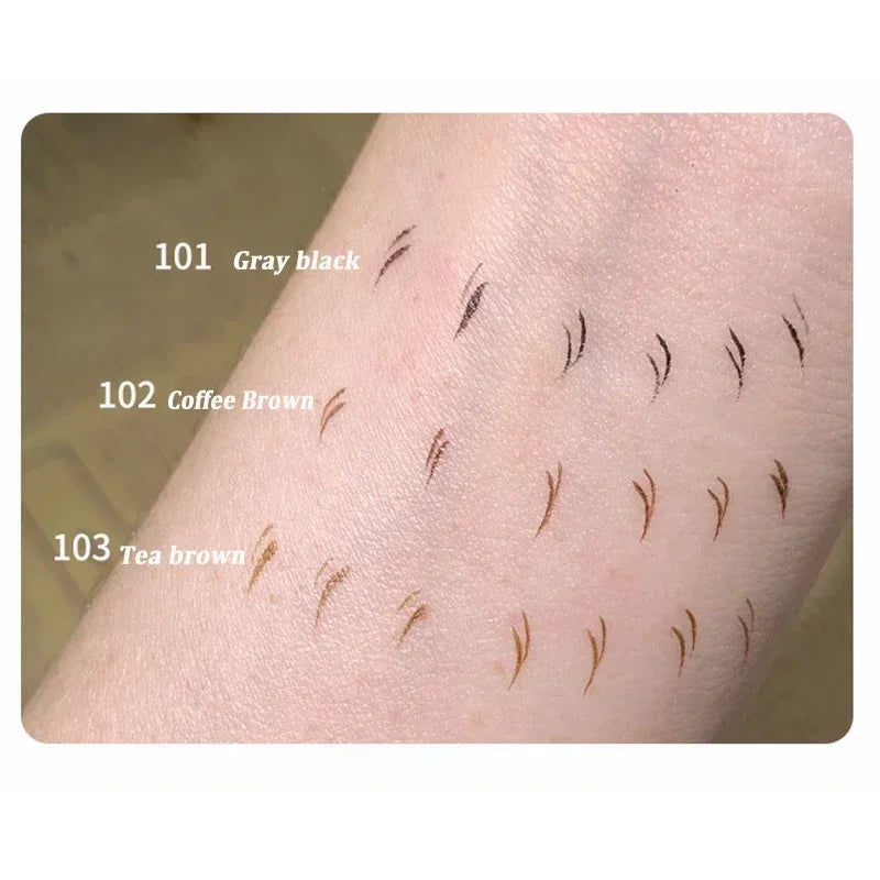 Rynx | Natural Double Fork Tip Under Lash Pen Ultra-thin Liquid Eyeliner Waterproof Lash Brow Eyeliner Pencil Makeup Tools