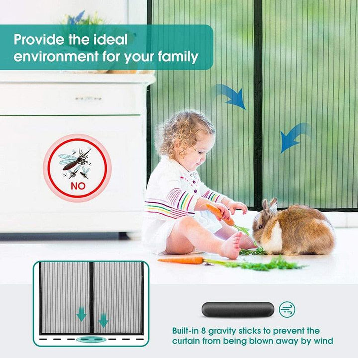 Lisslune | Summer Breeze Magnetic Bug Screen Curtain - Your Ultimate Insect Defense Solution
