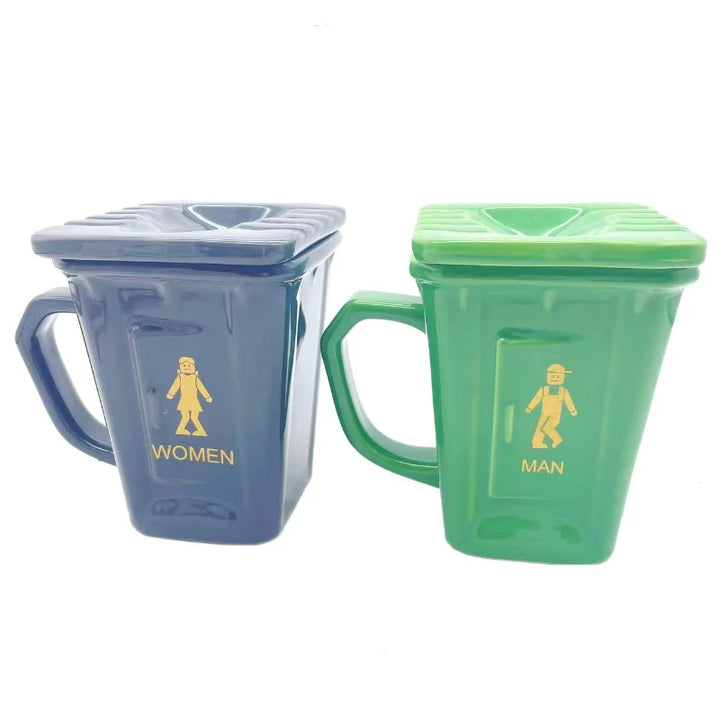 Lisslune | Squatting Toilet Shape Ceramic Mug