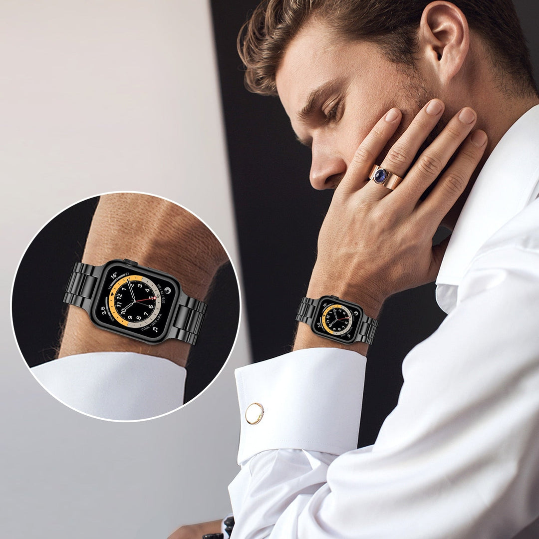 Lisslune | Premium stainless steel bracelet for Apple Watch 5 6 7 8 SE Ultra