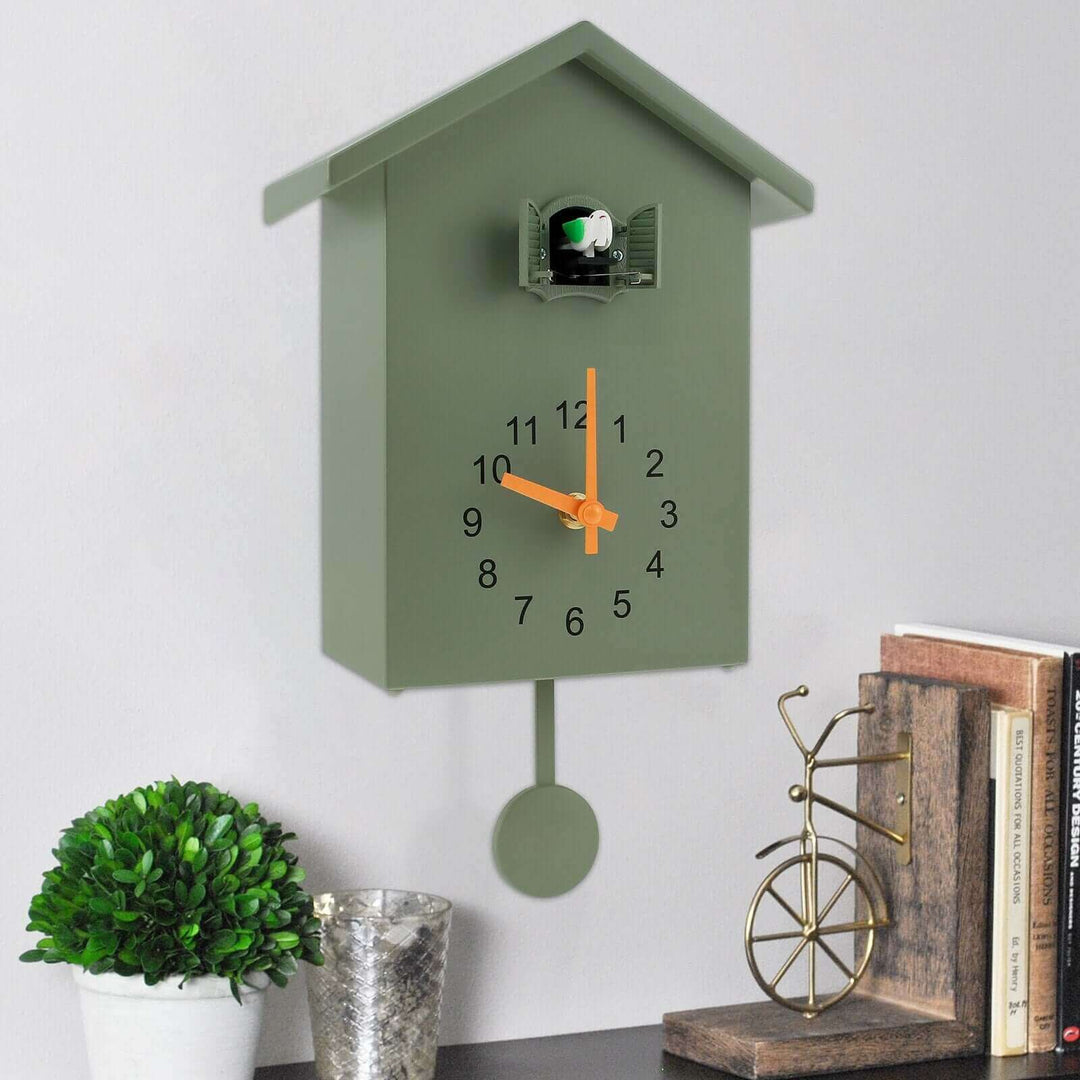 Lisslune | Contemporary Cuckoo Quartz Wall Clock
