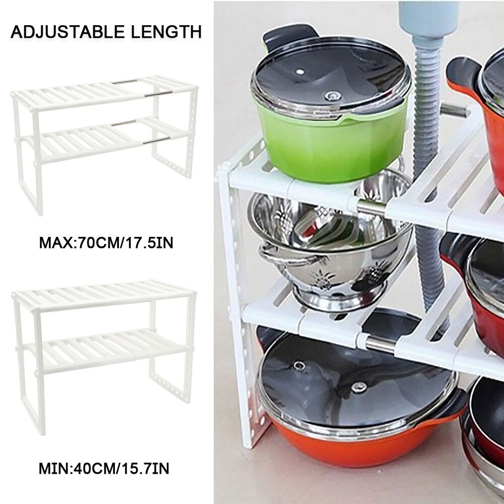 Lisslune | Under Sink Magic Organizer Adjustable Rack