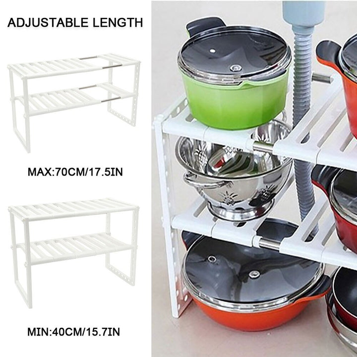 Lisslune | Under Sink Magic Organizer Adjustable Rack