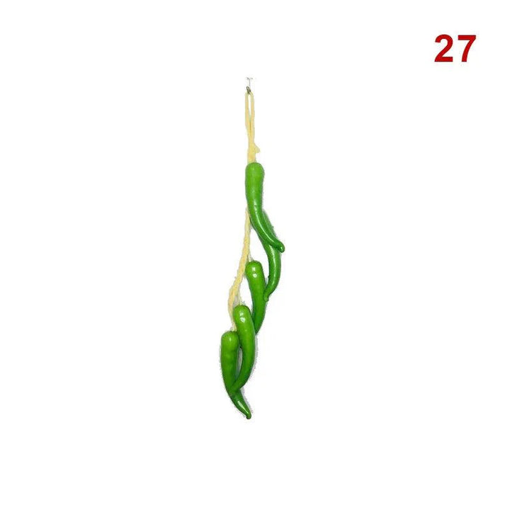 Lisslune | Realistic Hanging Foam Fruit and Seafood Decoration for Home and Event Enhancement