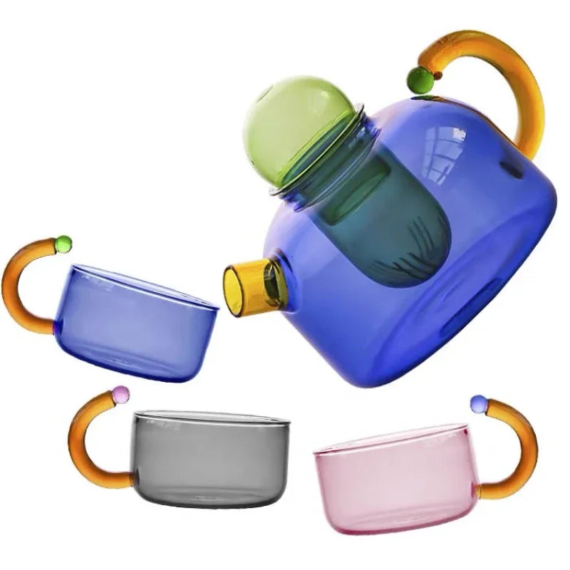 Lisslune | Colorful Glass Teapot