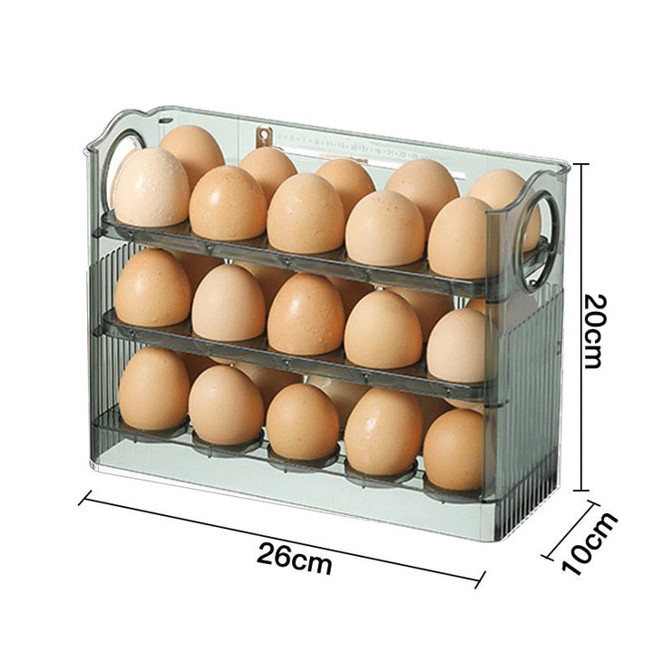 Lisslune | Automatic Flip Egg Storage Rack