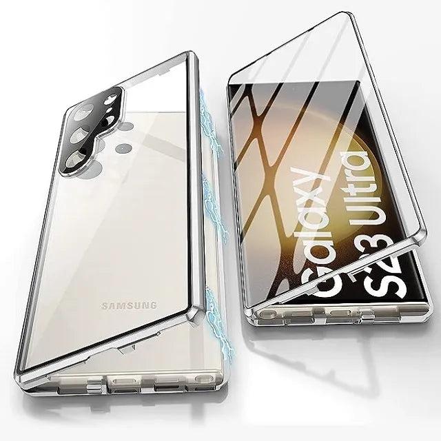 Lisslune | Metal Aluminum Alloy 360 Case with Safety Closure for Samsung Galaxy S24-S23 Series
