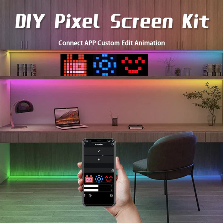 Lisslune | Pixel Art LED Home Decor Smart Display