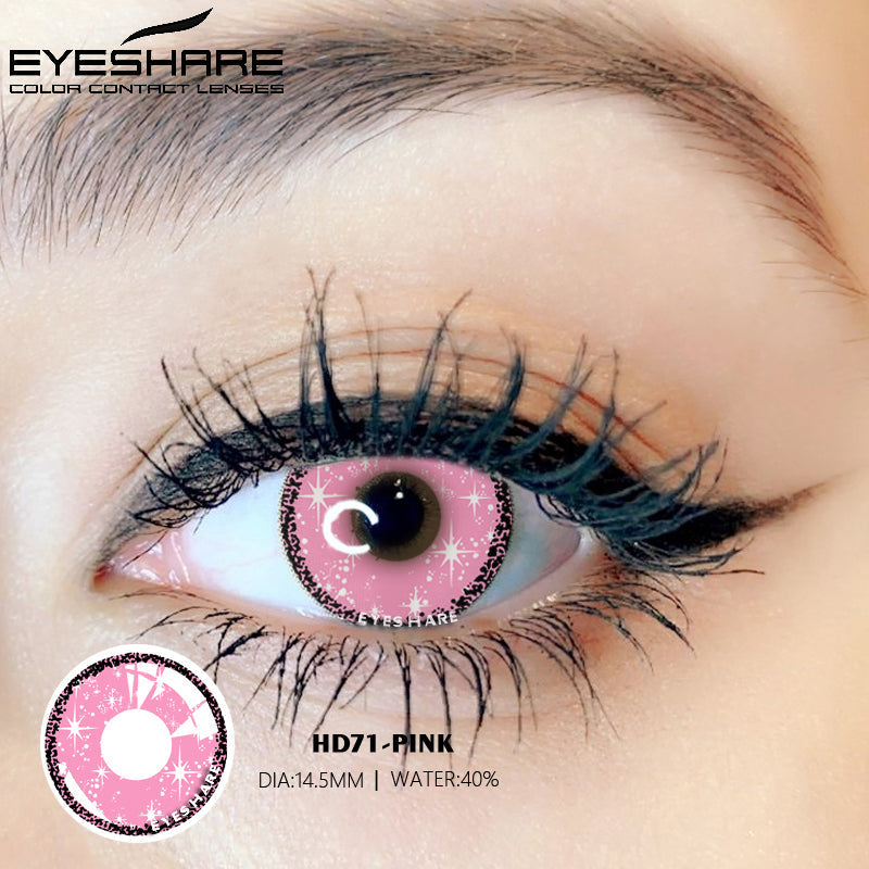 Rynx Cosplay HD71 Pink 14.5mm 1 Pair | 1 Year