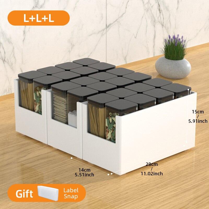 Lisslune | Stylish Kitchen Organizer Set - Modern Solution for Elegant Storage