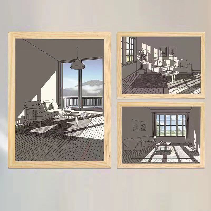 Lisslune | 2D Painting Art Lumina Creative LED Lamp