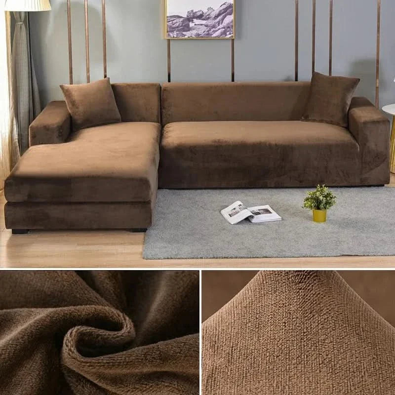 Lisslune | PlushFit - High-Quality Sofa Covers Made of Stretch Velvet
