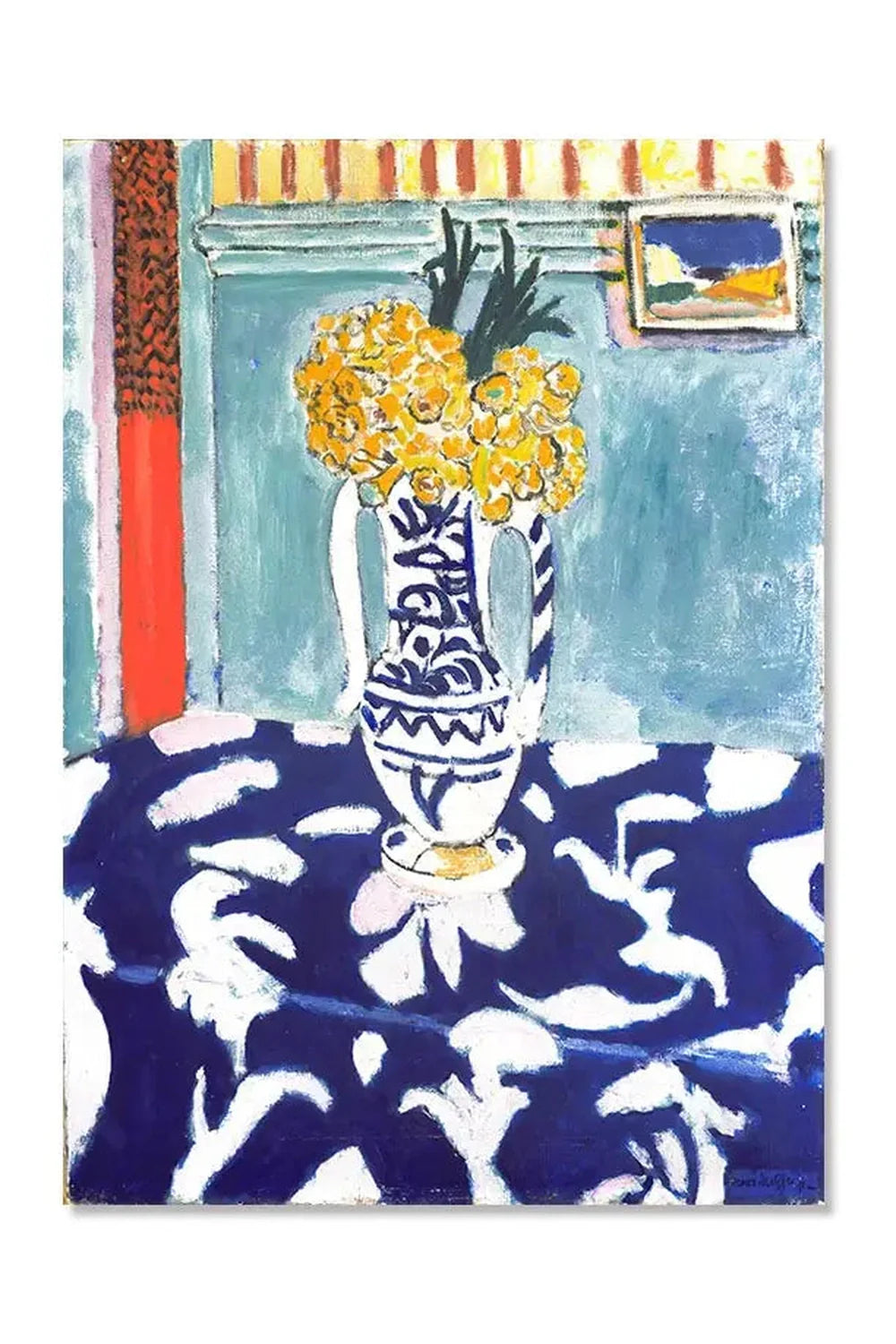 Lisslune | Aesthetic Matisse Retro Canvas Poster