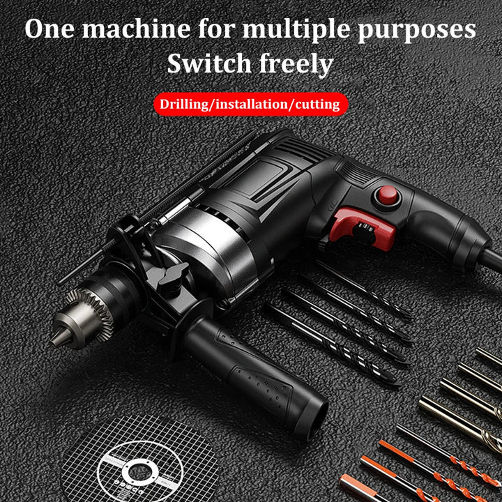Lisslune | 780W Electric Hammer & Drill with Variable Speed – DrillForce