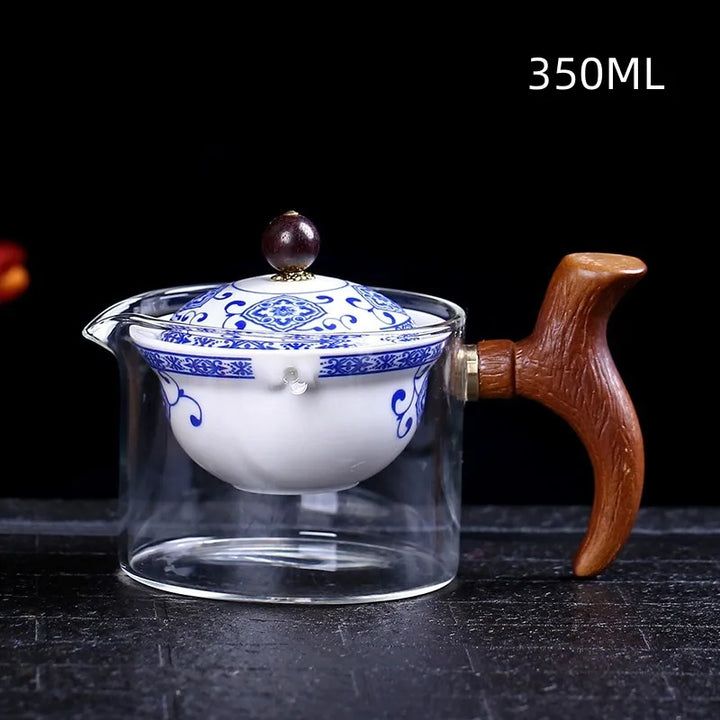 Lisslune | Traditional Harmony Ceramic Rotating Teapot