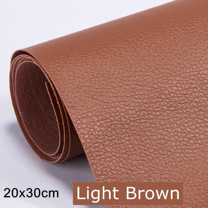 Lisslune | Jumbo XL Luxe Litchi Leather Repair Stickers - Stylish Solutions for Elegant Furniture Repairs