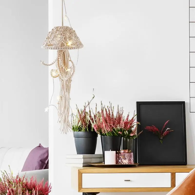 Lisslune | Artistic Jellyfish Dream Catcher Handmade Lamp