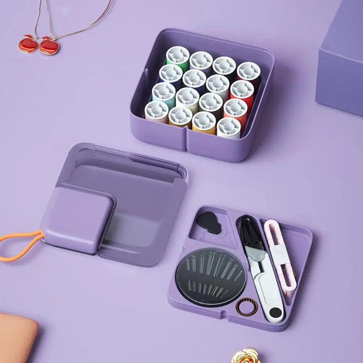 Lisslune | Trendy Pastel-Colored Travel Sewing Kit