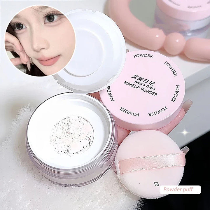 Rynx | Air Setting Loose Powder Transparent White Makeup Matte Long Lasting Oil Control High Coverage Face Concealer Powder Korean Cosmetics