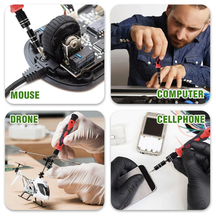 Lisslune | 115-in-1 Precision Screwdriver Set with Magnetic Repair Tools – ProFix