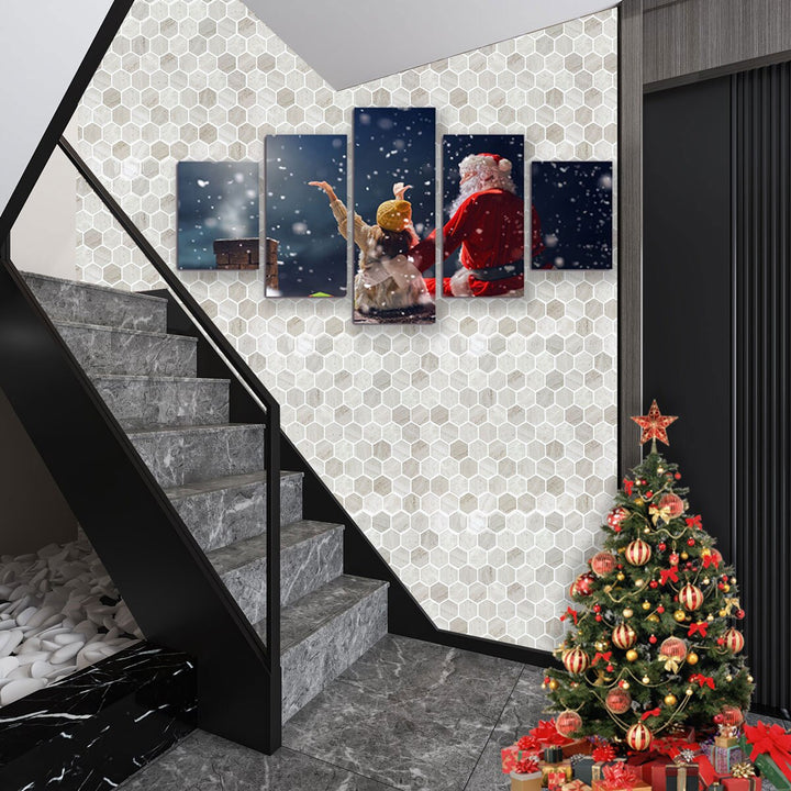 Lisslune | 3D Self-Adhesive Hexagonal Wall Stickers