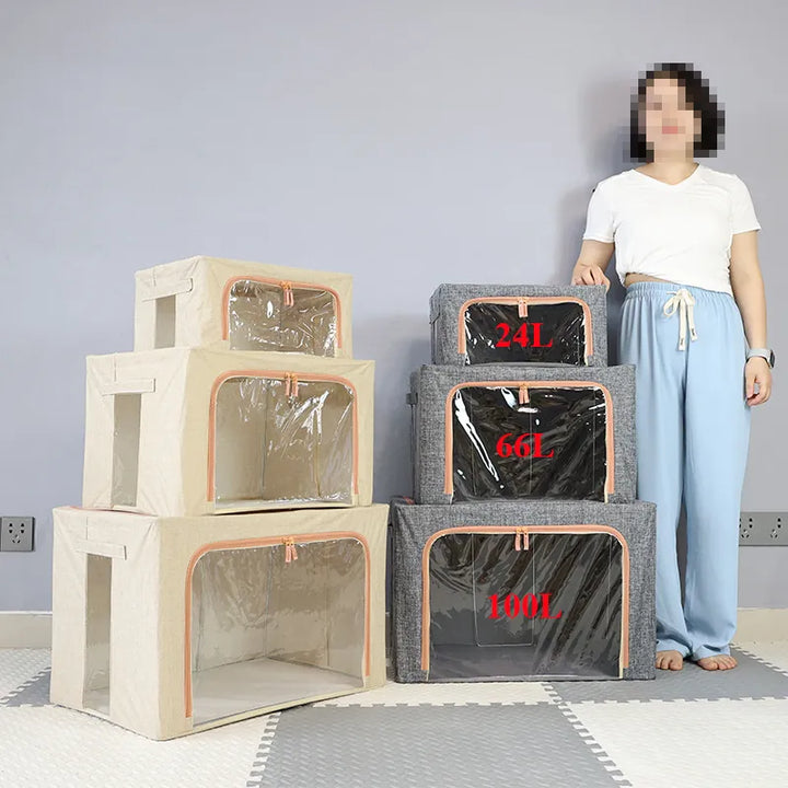 Lisslune | Foldable Storage Space-Saving Large Organizer Box