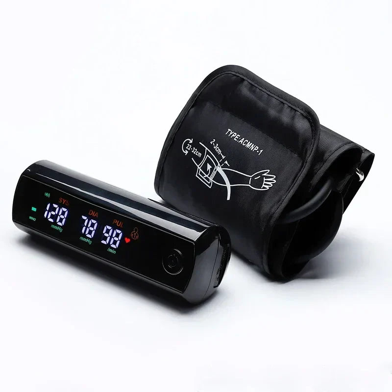Lisslune | VitalScan Rechargeable LCD Arm Blood Pressure Monitor with Voice Function