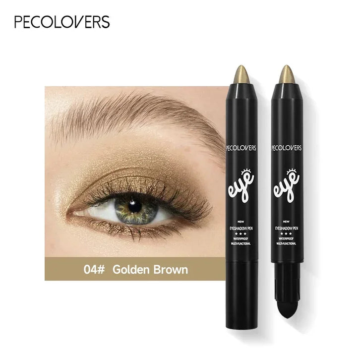 Rynx | Gold-brown Pearl Eyeshadow Eyeliner Pencil Glitter Eyeshadow Makeup Pigment Silk Worm Eyeshadow Pencil