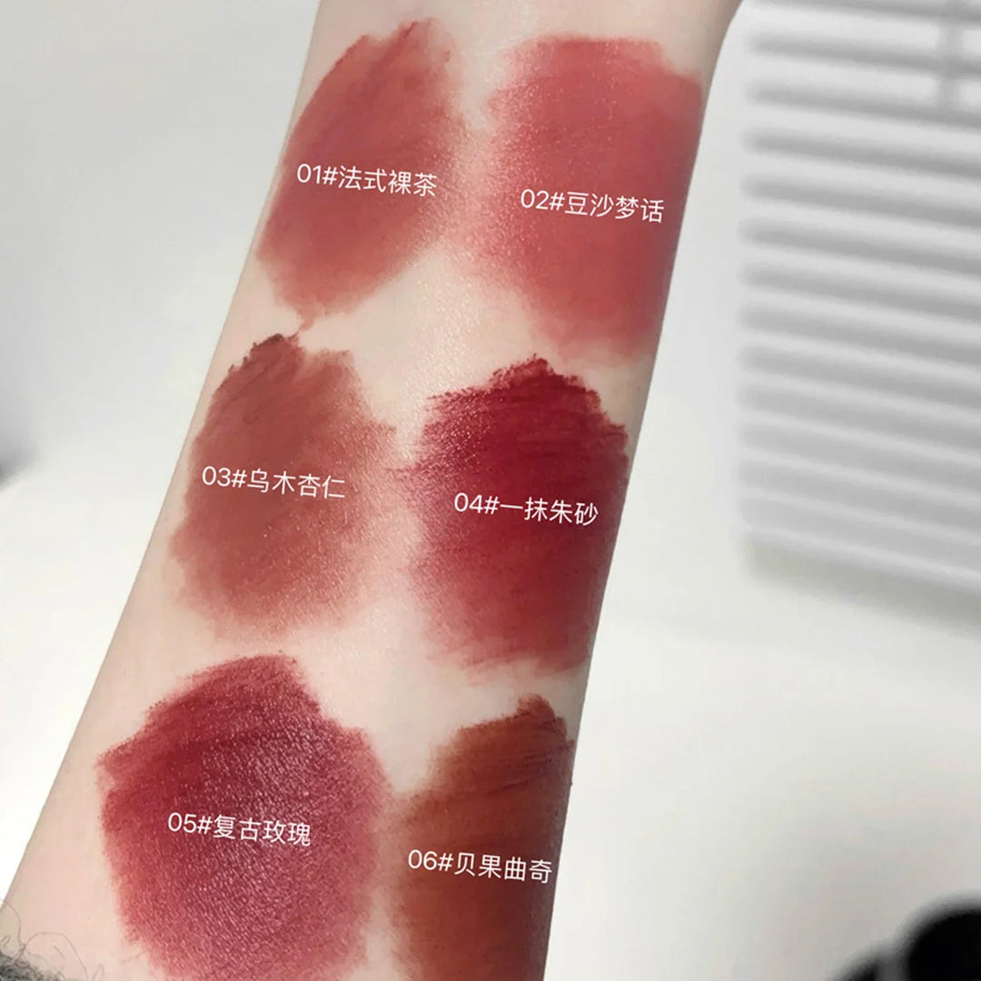 Rynx | Sweet Heart Velvet Lip Gloss Face Mouth Matte Mist Pink Tint Party Lipstick Powder Rouge Eyeshadow Fair Price Makeup Wholesale