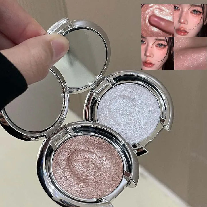 Lisslune | Light Shadow Highlighter Mashed Potato Diamond Shining High Gloss Paste Pearlescent Fine Flash Aufhellende Konturierungshighlights