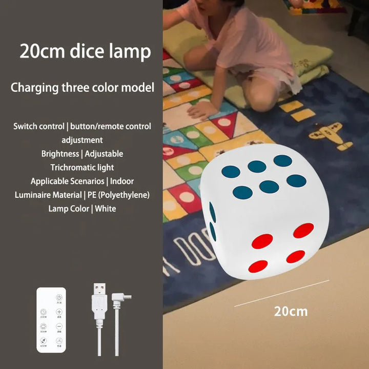 Lisslune | Huge Dice Bedside Atmosphere Floor Table Lamp