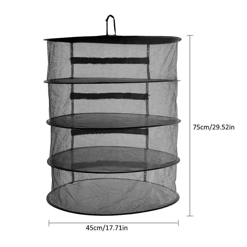 Lisslune | 4-layer space-saving herb & plant drying rack - foldable design