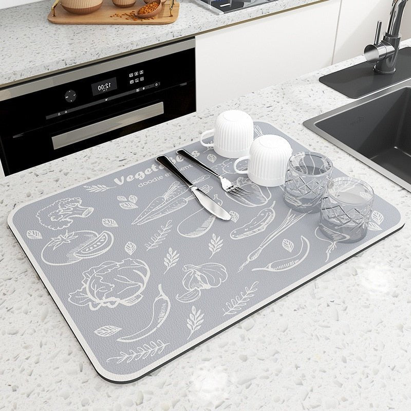Lisslune | Absorbent absorbent drip mat for the kitchen