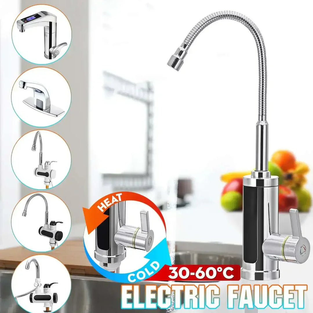 Lisslune | 3000W Electric Kitchen Faucet with Instant Hot Water - FlowHeat